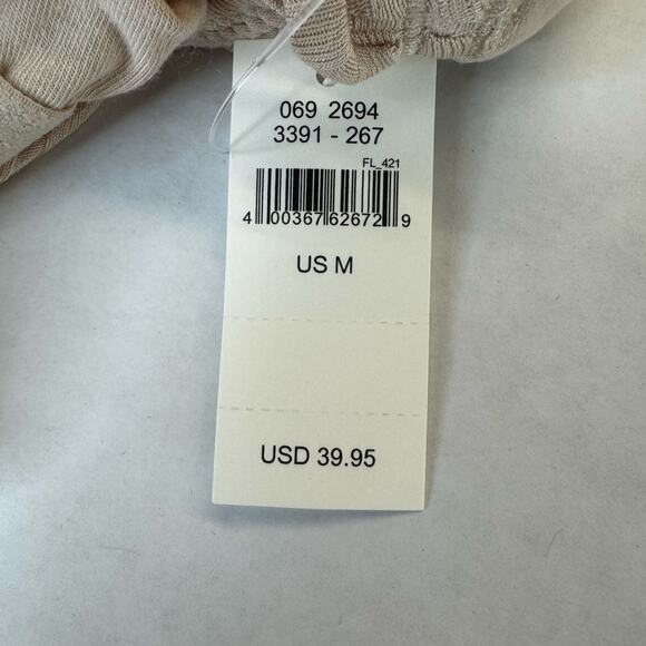 Aerie Ribbed Crop Top Bralette Sandalwood Lace Back Strappy NWT Medium - Picture 3 of 7